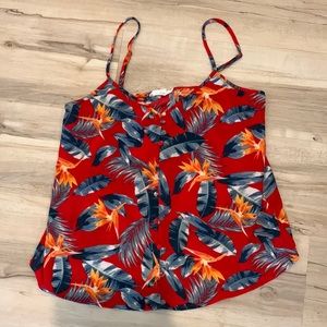 Tropical Print Tank